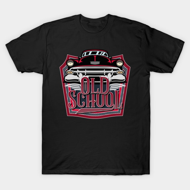 Old School Chevy T-Shirt by Randomart